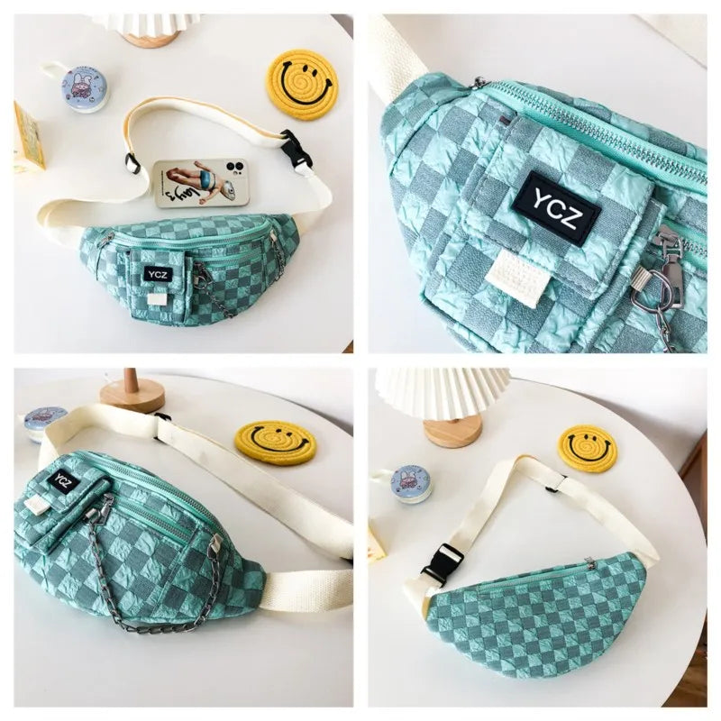 Women Nylon Waist Packs Fanny Pack Belt Sling Bags