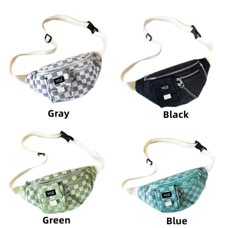 Women Nylon Waist Packs Fanny Pack Belt Sling Bags