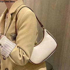 Women Shoulder Bag Leather Handbags Wedding Party Totes Female Clutch Pur