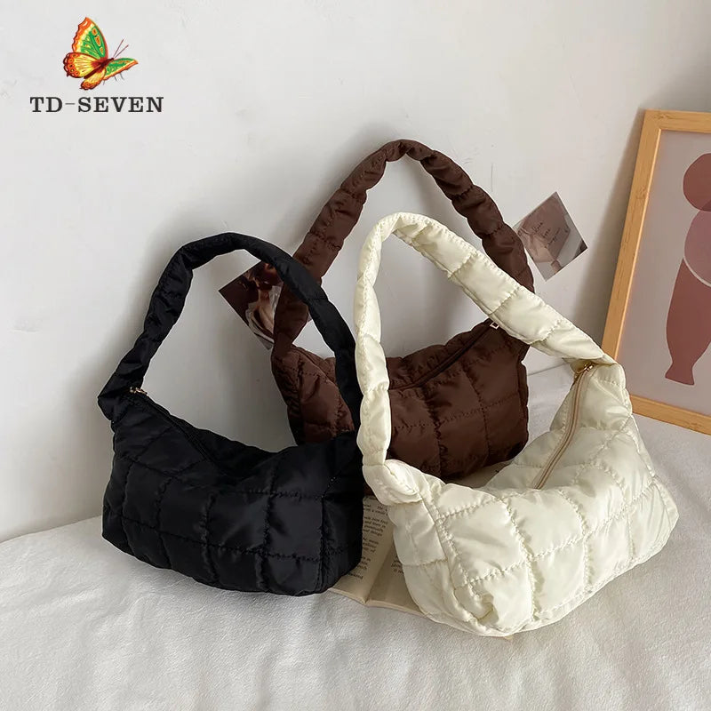 Women One Shoulder Solid Light Small Bag Lady Beach Bag