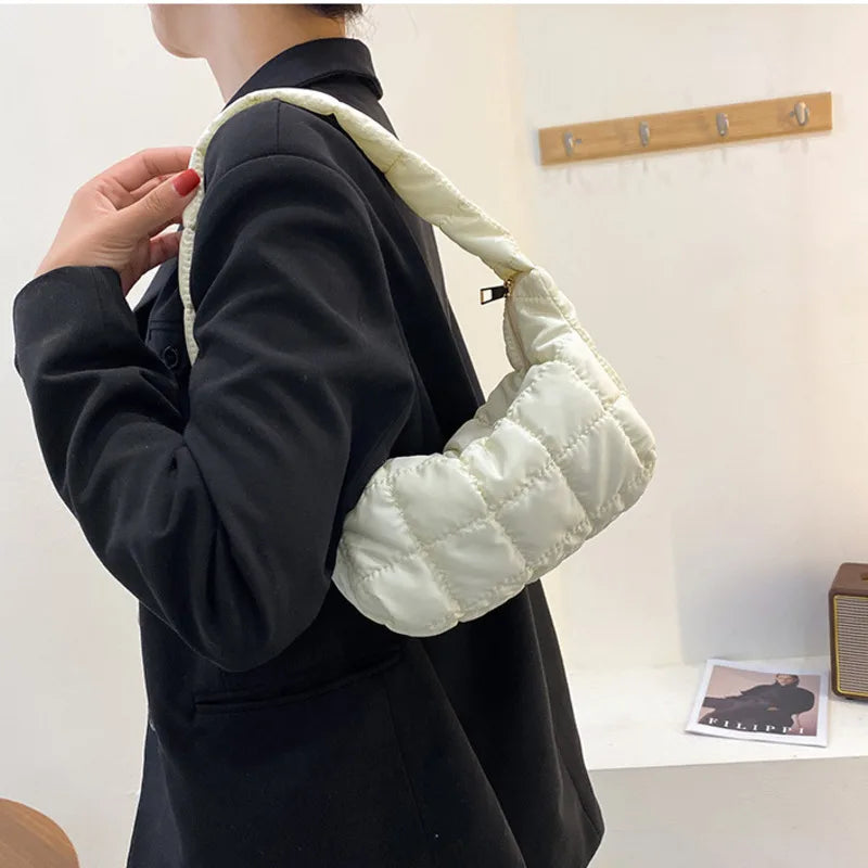 Women One Shoulder Solid Light Small Bag Lady Beach Bag