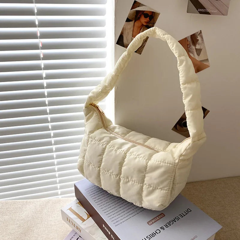 Women One Shoulder Solid Light Small Bag Lady Beach Bag