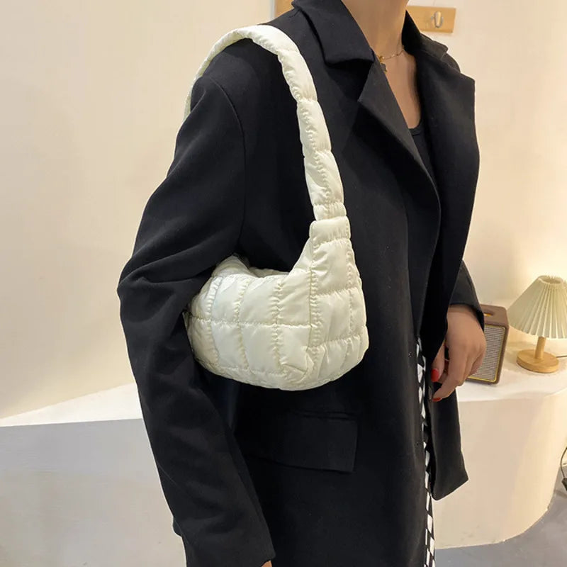 Women One Shoulder Solid Light Small Bag Lady Beach Bag