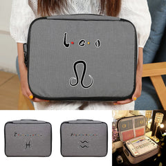 Passport Waterproof Storage Handbag Constellation Print Documents Organizer Bag