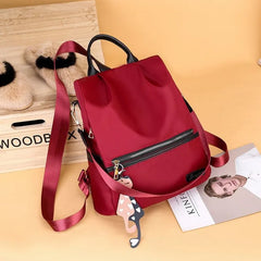 Women Oxford Backpack Female Travel Backpack Anti-theft Student Bag