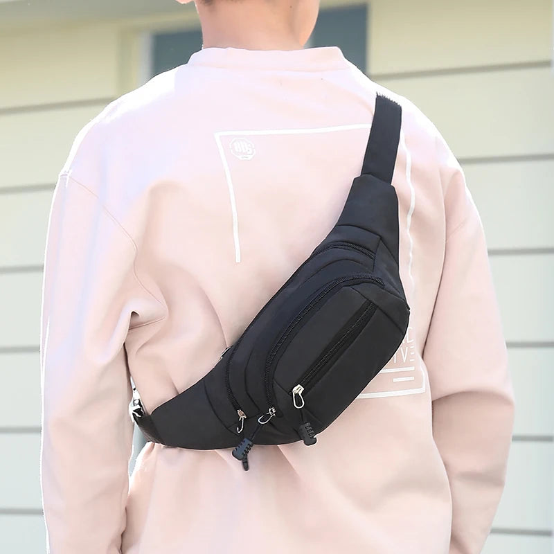 Women Oxford Chest Waist Pack Belly Purse Waist Bag For Lady