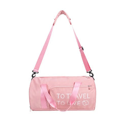 Women Oxford Waterproof Gym Bags Wet Dry Separation Yoga Training Travel Handbag