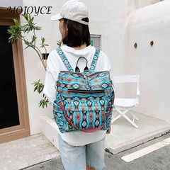 Women PU Backpacks Large Capacity Unisex Softback Hiking