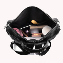 Women PU Leather Backpack Girls School Bag Large Capacity Handbags