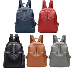 Women PU Leather Backpacks Mini Travel Rucksack Handbags School Bag