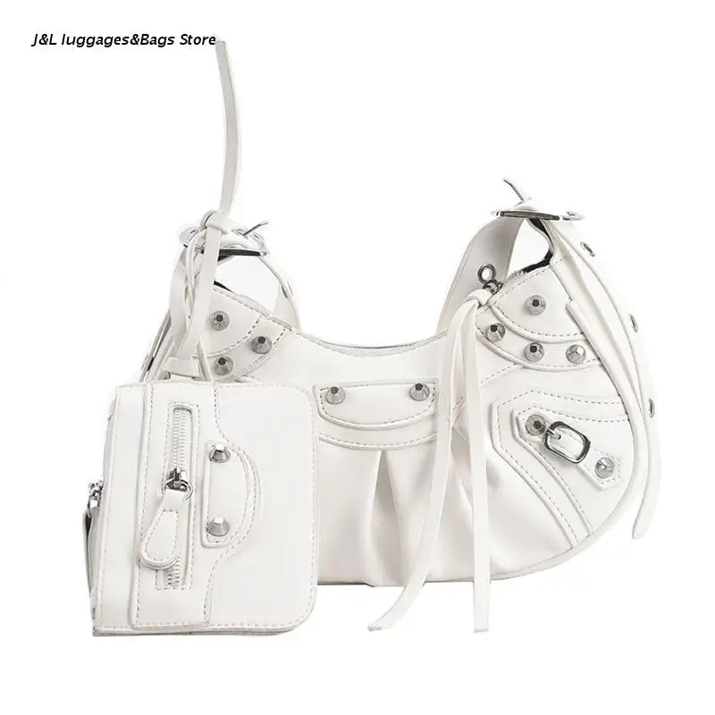 Vintage Style Women PU Leather Shoulder Bag Small Satchel
