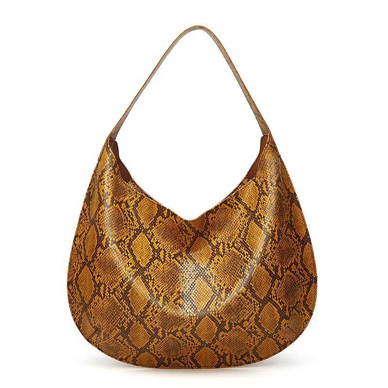 Crocodile Pattern PU Leather Women Shoulder Bag Vintage Handbag Retro Messenger