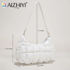 Women PU Leather Crescent Shape Handbag Lady Vintage Small Messenger Bag