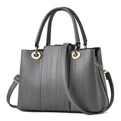 Women PU Leather Handbags Large Tote Bag Square Shoulder Bags