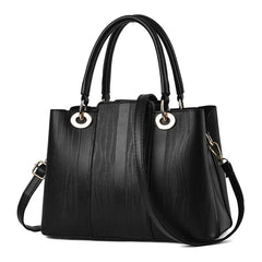 Women PU Leather Handbags Large Tote Bag Square Shoulder Bags