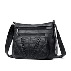 Women PU Leather Shoulder Bag Ladies Messenger Crossbody Bags Handbag