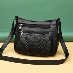 Women PU Leather Shoulder Bag Ladies Messenger Crossbody Bags Handbag