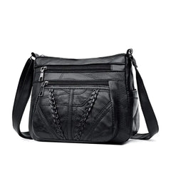 Women PU Leather Shoulder Bag Ladies Messenger Crossbody Bags Handbag