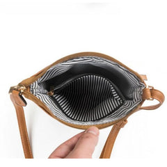 Women PU Leather Shoulder Bag Strap Crossbody Bag Casual Small Handbag Pocket