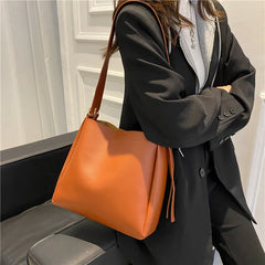 Retro Crossbody Bag Set Women PU Shoulder Bags With Wallet