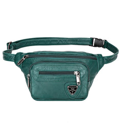 Women PU Waist Bags Fanny Pack Belt Waist Packs Laser Chest Phone Pouch