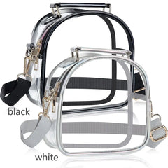Clear PVC Crossbody Bag Transparent Shoulder Handbag