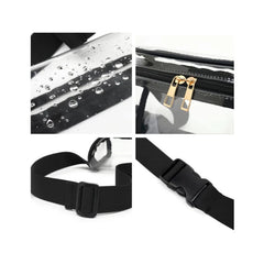 Women PVC Transparent Waist Bags Crossbody Chest Bags Casual Sports