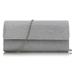 Women Party Evening Handbags Flash Net Glossy Clutch Bag Girl Shoulder Pouch