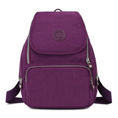 Women Pastoral Style Backpack School Bags for Teenager Girls Nylon Bagpack