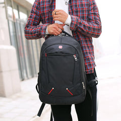 Women Patchwork Solid Computer Patchwork Backpacks Casual Large Capacity Handbag