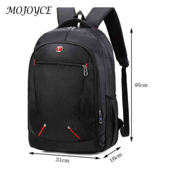 Women Patchwork Solid Computer Backpack Large Capacity Handbags