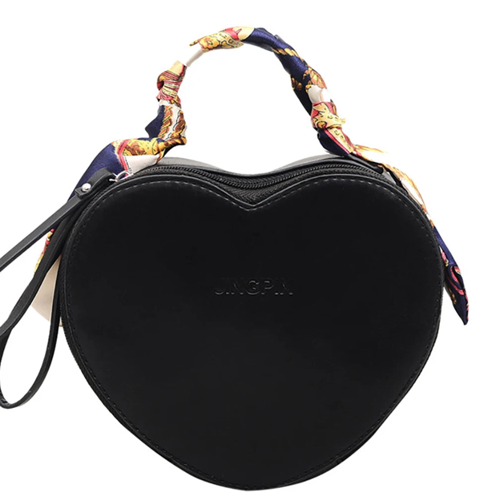 Silk Scarf Shoulder Bag for Women Crossbody Purse