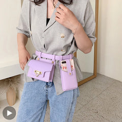 Women Phone Bag Waist Fanny Pack Belt Bum Hip Belly Mobile Pouch