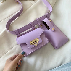 Women Phone Bag Waist Fanny Pack Belt Bum Hip Belly Mobile Pouch
