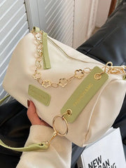 Women Large Capacity Shoulder Bag All-Match Texture PU Leather Crossbody Bag