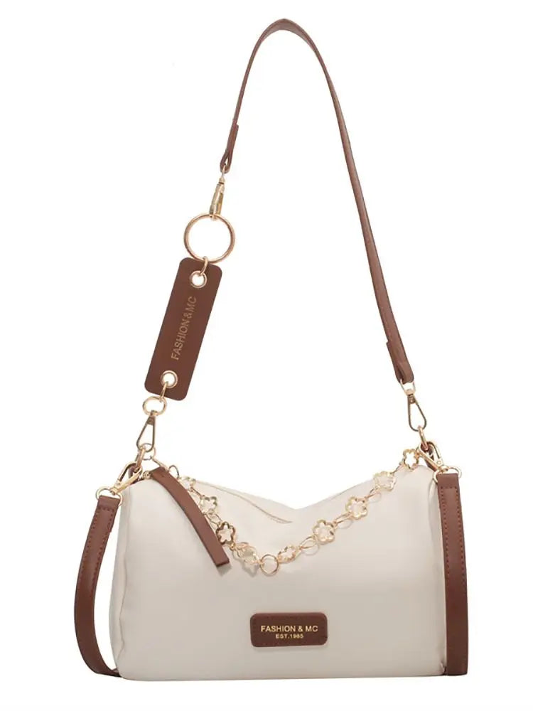 Women Large Capacity Shoulder Bag All-Match Texture PU Leather Crossbody Bag