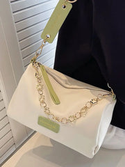 Women Large Capacity Shoulder Bag All-Match Texture PU Leather Crossbody Bag