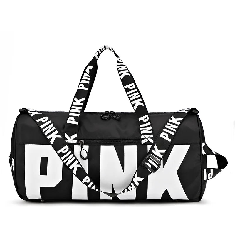 Pink Travel Bag Large Capacity Gym Sport Bag