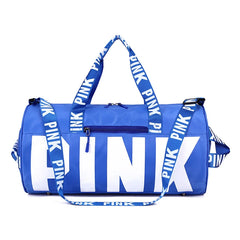 Pink Fitness Training Duffle Bag Large Capacity Waterproof Storage