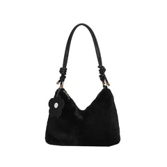 Women Plush Bags Party Soft Plush Handbags Winter Clutches Bag