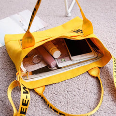 Women Portable Canvas Shoulder Bag Travel Tote Messenger Handbag Shopping Girl