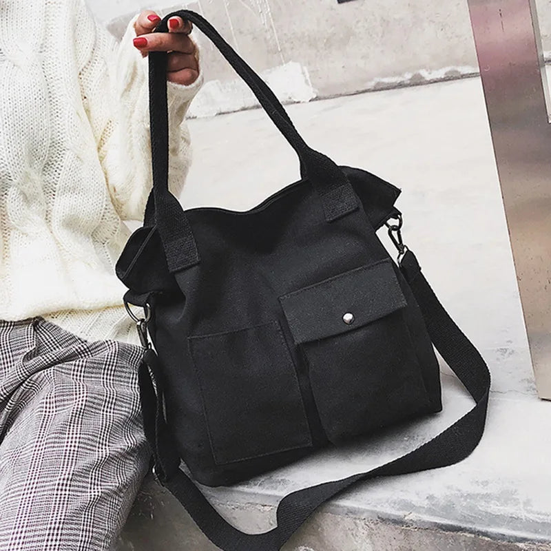 Women Eco Tote Bags Top Handle Bag Large Capacity Shopping Bags