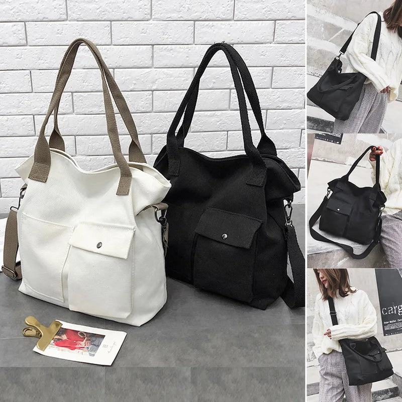 Women Eco Tote Bags Top Handle Bag Large Capacity Shopping Bags