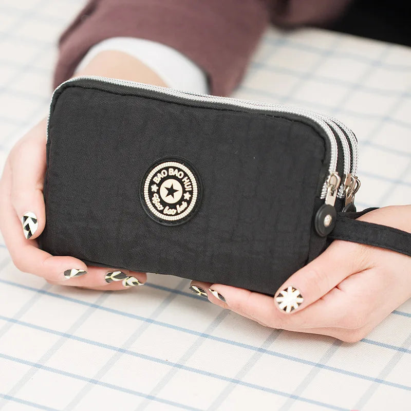 Women Portable Long Wallet Clutch Mobile Phone Coin Purse