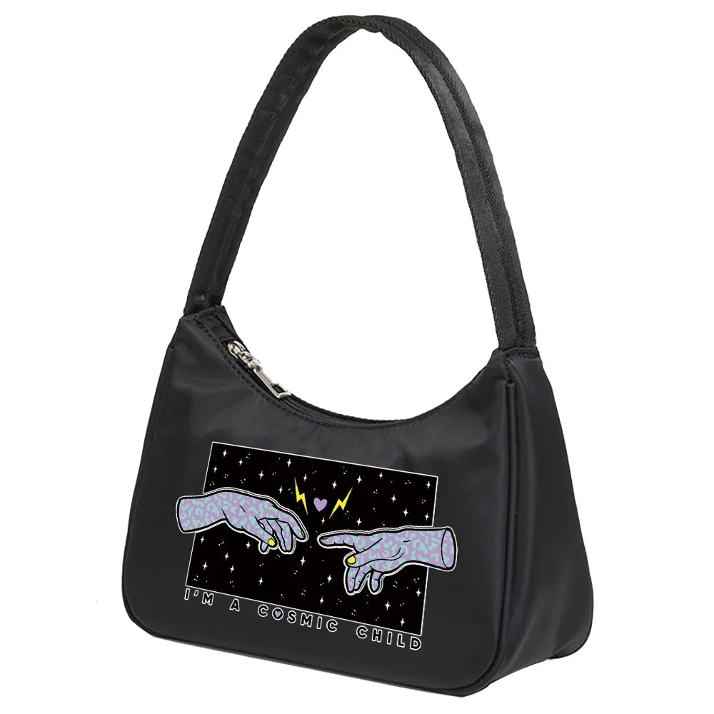 Retro Women Underarm Bags Casual Clutches Cosmetic Bag