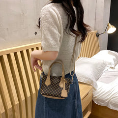 Women Printed Handbag Retro Shoulder Bag Mini Side Purse Crossbody Messenger Bag