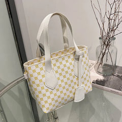 Women Printed Handbag Retro Shoulder Bag Mini Side Purse Crossbody Messenger Bag