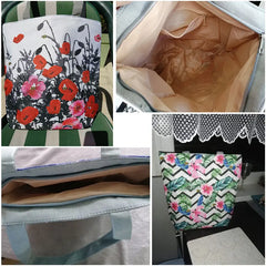 Women Printed Shoulder Bag Reusable Daily Use Women eco Shopping Bag Women Tote
