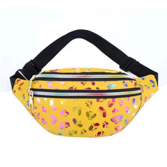 Women Printed Waist Fanny Pack Belt Bag Travel Hip Bum Purse