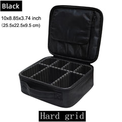 Women Professional Cosmetic Case Beauty Brush Makeup Bag Travel Necessary
